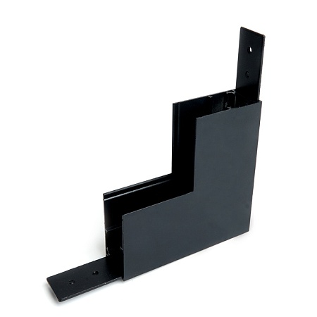 Соединитель внутренний для низковольтного накладного шинопровода, черный, LD2002 - фото