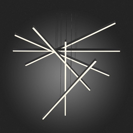 Люстра подвесная ST-Luce Черный/Белый LED 1*100W 4000K SL394.423.06 - фото