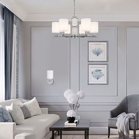 Потолочный светильник Eurosvet 60146/6 никель - фото