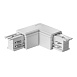 Трековая система Technical накладная трехфазная белая 150x150 TS-S-150-TR029-3-26W4K-S-W