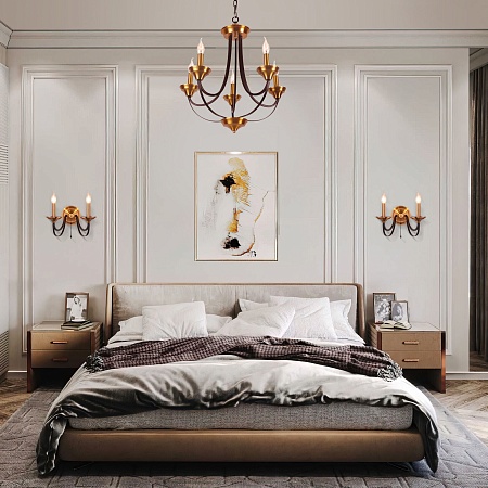 Подвесной светильник Eurosvet 60098/5 черный - фото