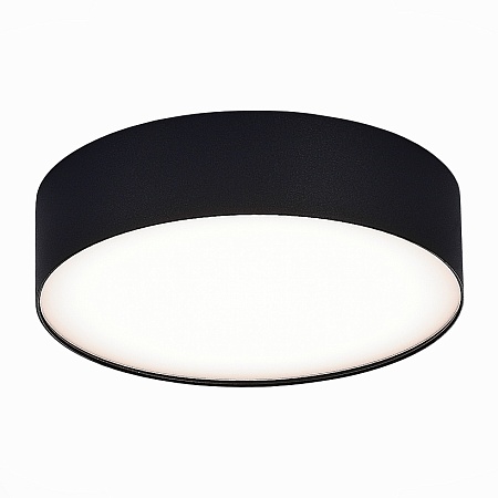 Светильник потолочный Черный LED 1*27W 4000K 2 430Lm Ra>90 120° IP20 D220xH55 185-265V ST606.442.27 - фото