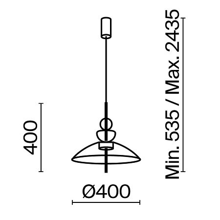 Подвесной светильник Maytoni Bangkok MOD185PL-L6B3K3 - фото