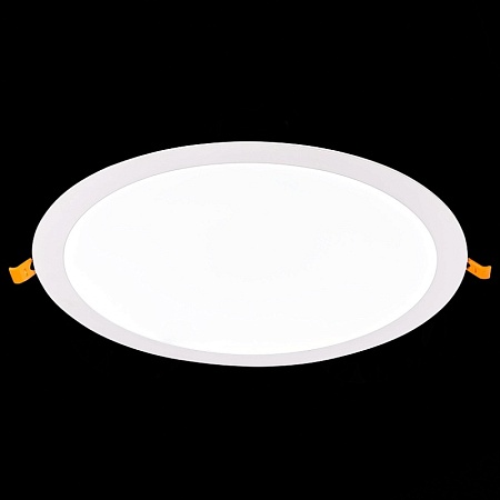 Св-к встр. Белый LED 1*24W 3000K 1 728Lm Ra80 110° IP20 D300xH8 90-265V ST209.538.24 - фото