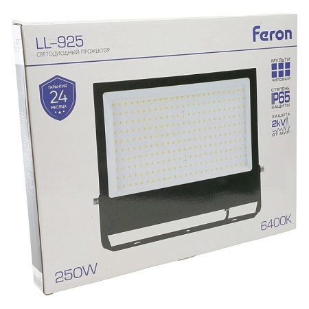 Светодиодный прожектор Feron LL-925 IP65 250W 6400K - фото