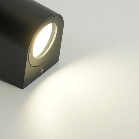 Светильник садово-парковый Feron DH023,на стену, GU10 MR11 230V, черный - фото