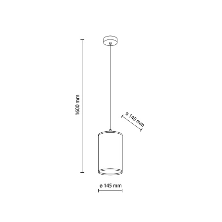 Подвесной акцентный светильник TK Lighting 11085 JUTA - фото
