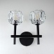 Бра Boule De Cristal Double Sconce Brass Черный Imperiumloft 178385-22 - фото