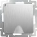 Розетка влагозащ. с зазем. с защит. крышкой и шторками cеребряный рифленый WL09-SKGSC-01-IP44 - фото