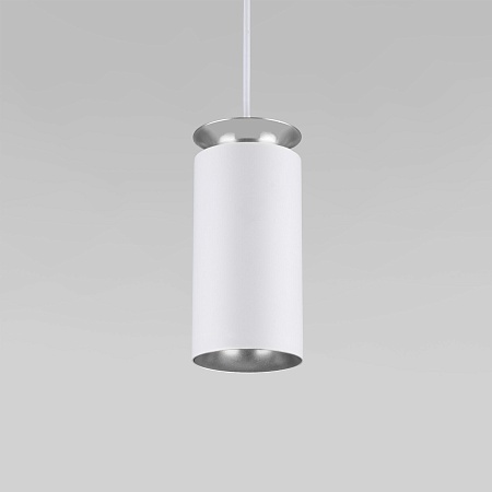 Подвесной светодиодный светильник DLS021 9+4W 4200К белый матовый/серебро Elektrostandard - фото