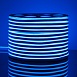 Светодиодный гибкий неон 220 В 9.6 Вт/м 120Led/м 2835 IP67, односторонний, синий, 50 м Гибкий неон 220V 9,6W 120Led 2835 IP67 односторонний синий, 50 м Elektrostandard - фото
