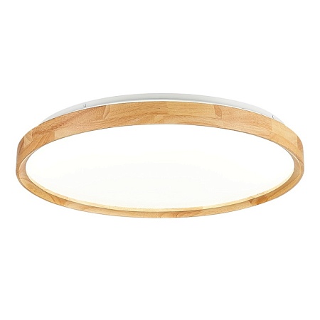 Светильник потолочный Светлое дерево/Белый LED 1*40W 3000K/4000K/6000K SLE201382-01 - фото