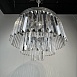 Люстра Rh 1920S Odeon Clear Glass Fringe 3-Tier Chandelier Chrome Imperiumloft 228791-22 - фото