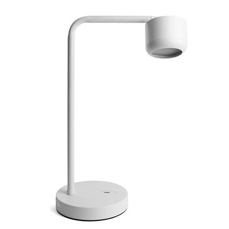 Светильник под лампу настольный Feron DE365 ECHO 12W, 230V, GX53, белый, с  антибликовой сеточкой - фото