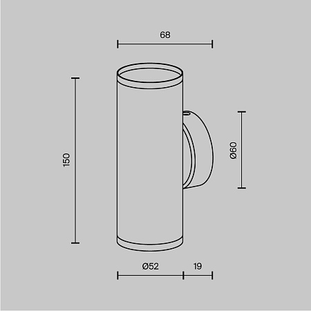 Настенный светильник (бра) Technical FOCUS S C068WL-02B - фото