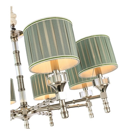 Люстра подвесная ST-Luce Никель/Оливковый E14 8*40W SL1121.103.08 - фото