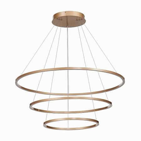 Cветильник подвесной SMART ST-Luce Золотистый/Белый LED 1*114W 2800-6500K ST605.203.114 - фото