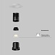 Встраиваемый светильник Technical DL120-10W-2.7K-TRS-B - фото