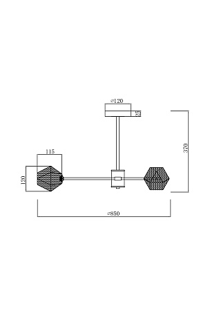 Люстра Freya FR5328CL-08B - фото