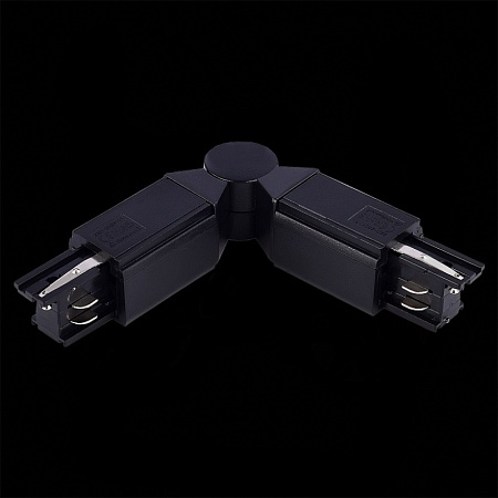 Поворотный угол для трехфазного шинопровода ST-Luce Черный ST030.409.18 - фото