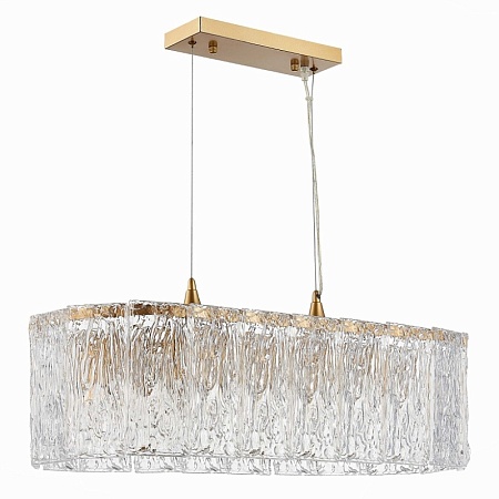 Светильник подвесной Золотистый/Прозрачный E27 10*40W SLE283203-10 - фото