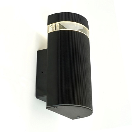 Светильник садово-парковый Feron.ONE DH1701-P, на стену вверх,  GU10 220-240V, черный пластик - фото