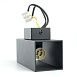 Светильник  настенный Feron ML1740 QUAD   MR16 35W, 230V, 2*GU10,  чёрный IP20 - фото