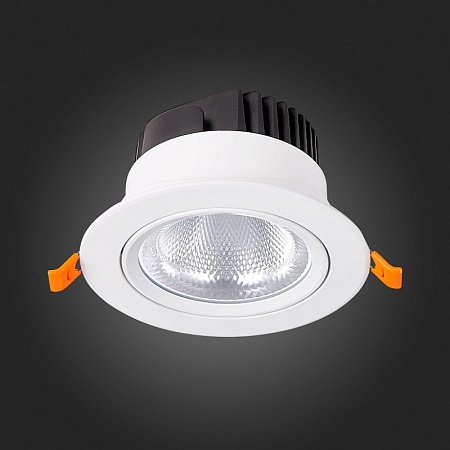Св-к встр. Белый LED 1*15W 3000K 1 125Lm Ra80 36° IP20 D109xH65 220-240V ST211.538.15.36 - фото