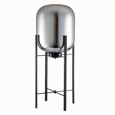 Торшер ST-Luce Черный/Дымчатый E27 1*40W SL1050.715.01 - фото