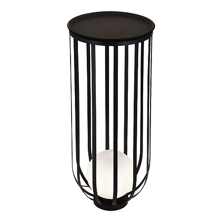 Светильник напольный ST-Luce Черный/Белый E27 1*60W SL6129.405.01 - фото