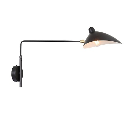 Бра ST-Luce Черный/Черный, Белый E27 1*60W SL305.401.01 - фото