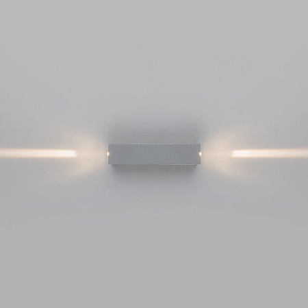 Уличный настенный светодиодный светильник Blaze LED IP54 35136/W серый Elektrostandard - фото