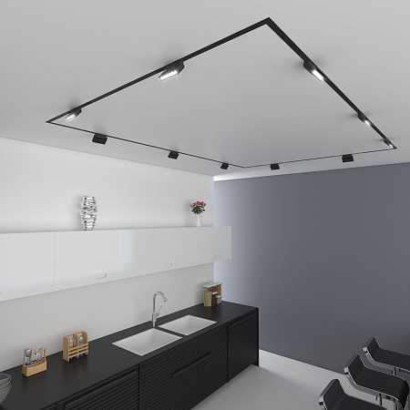 Трековый светильник Slim Magnetic HL01 6W 4200K белый 85009/01 Elektrostandard - фото