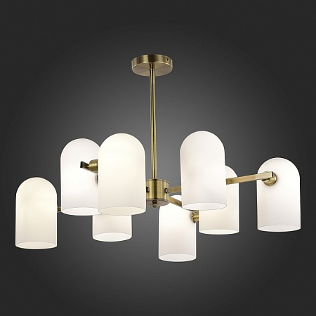 Светильник потолочный Бронза/Молочно-белый E14 8*40W SLE1047-302-08 - фото