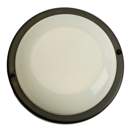 Светильник светодиодный пылевлагозащищённый Feron AL3005 в пластиковом корпусе 18W 6500K 220V IP65 черный - фото