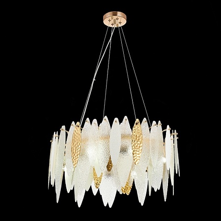 Люстра подвесная ST-Luce Золотистый/Прозрачный, Белый E14 8*60W SL1224.203.08 - фото