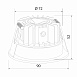Встраиваемый точечный светильник IP54 35126/U белый Elektrostandard - фото