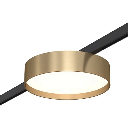 Магнитный трековый светильник Латунь LED 1*12W 4000K 500Lm Ra>80 100° IP20 D113xH34 24V ST670.346.12 - фото