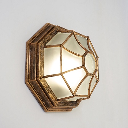 Светильник садово-парковый Feron PL661  60W E27 230V, черное золото - фото