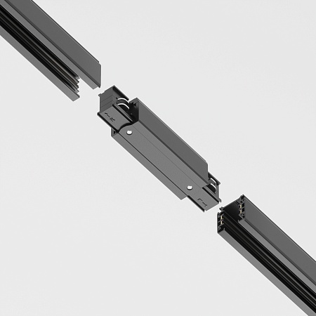 Коннектор прямой Trinity черный - фото