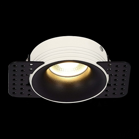 Св-к встр. Белый GU10 1*50W IP20 D78xH30 165-265V Без ламп ST218.548.01 - фото