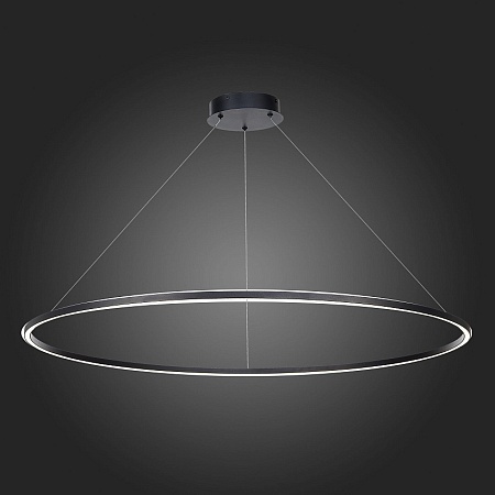 Cветильник подвесной SMART ST-Luce Черный/Белый LED 1*57W 2800-6500K ST605.403.57 - фото