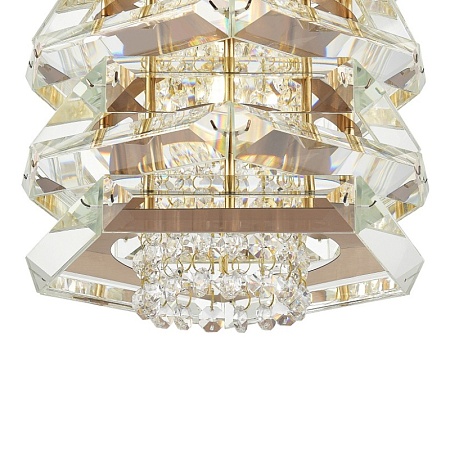 Светильник подвесной ST-Luce медь/прозрачный E14 1*40W SL6137.203.01 - фото