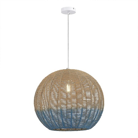 Светильник подвесной ST-Luce Белый/Бежевый,Синий E27 1*7W SL1514.533.01 - фото