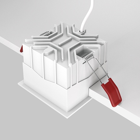 Встраиваемый светильник Technical Alfa LED DL043-01-15W4K-D-SQ-W - фото