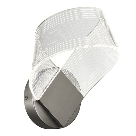 Светильник настенный ST-Luce Никель/Прозрачный LED 1*4W 4000K SL6235.101.04 - фото