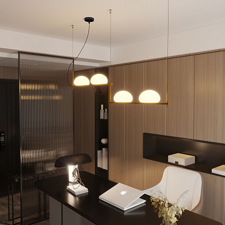 Подвесной светильник Eurosvet 70145/4 латунь - фото