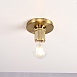 Потолочный Светильник Rh Utilitaire Socket Flushmount Brass Imperiumloft 123677-22 - фото