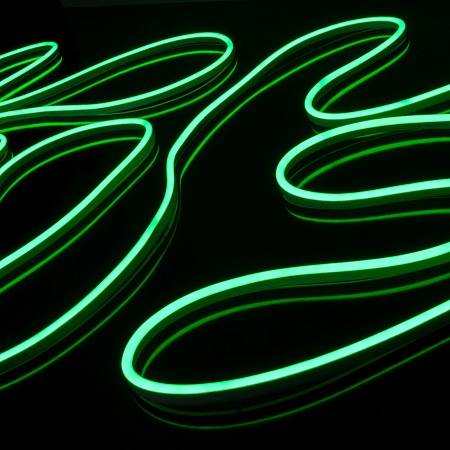 Светодиодный гибкий неон 220 В 9.6 Вт/м 120 Led/м 2835 IP67, односторонний зеленый, 50 м Гибкий неон220V 9,6W 120Led 2835 IP67 односторонний красный, 50м Elektrostandard - фото