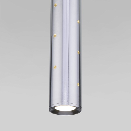 Подвесной светодиодный светильник 50214/1 LED хром Elektrostandard - фото